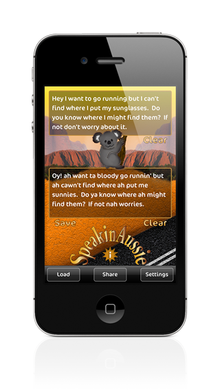 Speakin Aussie iPhone Screenshot 2 of 3