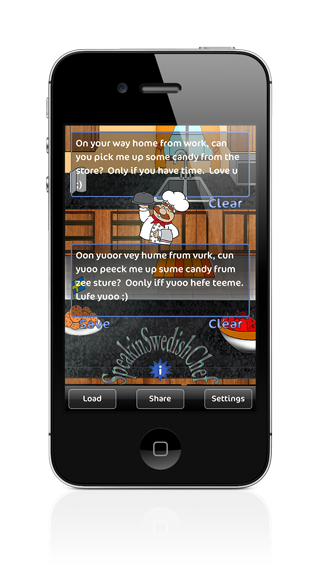 Speakin Swedish Chef iPhone Screenshot 2 of 3