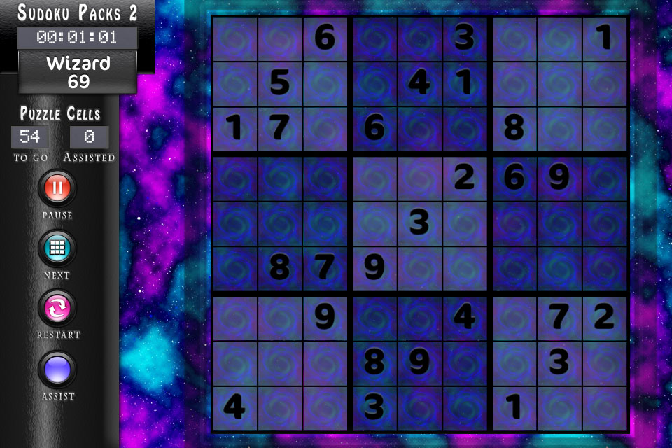 Sudoku 2 Clouds Theme